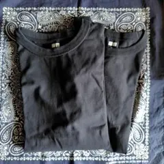 ユニクロ クルーネックTシャツ 2枚