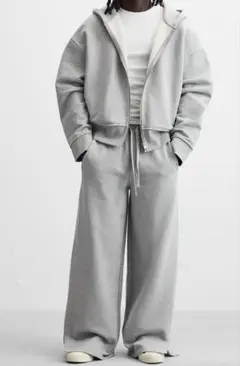 ZARA ワイドパンツ