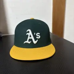 A's ロゴ スナップバックキャップ