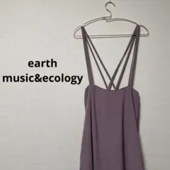 [earth music&ecology]ストラップ付キャミソールワンピース