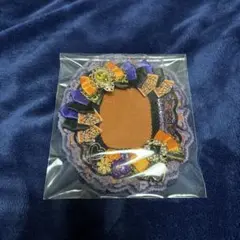 硬質ケース　デコ　　B8サイズ　オレンジ　紫