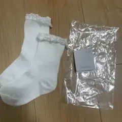 familiar レース靴下 15cm(14-16cm)