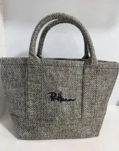 ロンハーマン　ロゴ刺繍　トートバッグ　グレー　新品未使用