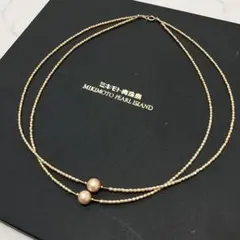 パールネックレス 本真珠 ケシパール アコヤ真珠 k18　刻印　ミキモト真珠島 パールネックレス 本真珠 ケシパール アコヤ真珠 k18 刻印