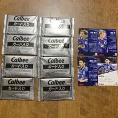 サッカー日本代表カード　カルビー　8パック【未開封】