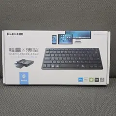 ★ELECOM Bluetooth 薄型キーボード TK-FBP102BK