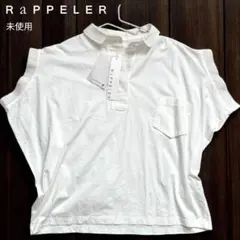 未使用 タグ付き RAPPELER タイプライター フレンチ ブラウス サイズF