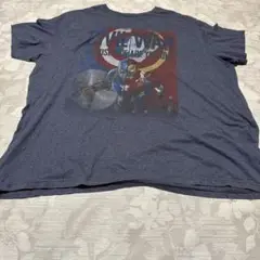 アベンジャーズ Tシャツ 大きめ ダークグレー　5XLサイズ