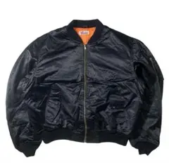 vintage short ma-1 flight jacket solid