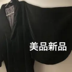 【美品新品】漆黒　着物和装コート