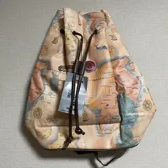 【KANSAI YAMAMOTO】タグ付き新品　地図柄 バックパック リュック