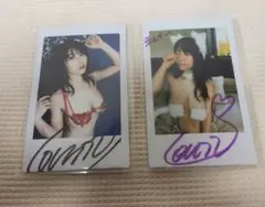 【サイン入り】伊織いお チェキ 2点 グラビア アイドル