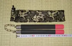 ヌンチャク 練習用 黒/赤 新品未使用