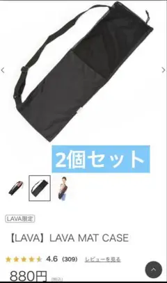 lava マットケース　黒メッシュ　2個セット