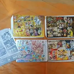 ワンピース ジャンボカードダス全4種＋シークレット1種