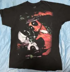 MARVEL デッドプール ハーレイ・クイン Tシャツ Lサイズ
