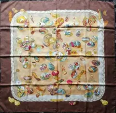 エルメス HERMES スカーフ カレ90 エルメスの卵