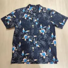 BILLABONG 花柄シャツ ポリシャツ 半袖シャツ ビラボン