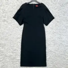 22SS✨DES PRES デプレ Vネック ドロップショルダー ワンピース　黒