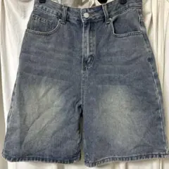 デニムハーフパンツ ハーフデニム