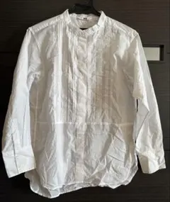 ユニクロ　新品・未使用　ソフトピンタックブラウス　長袖　M