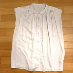 SHOO・LA・RUE ノースリーブシャツ L オフホワイト