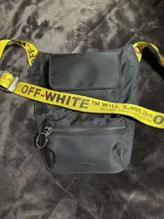 off-white 正規店購入 ショルダーバッグ ウエストポーチ オフホワイト