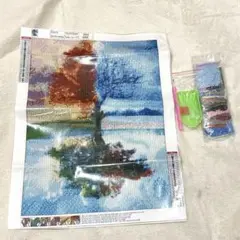 ☆ ダイアモンドビーズ絵画 刺繍キット 5D A3サイズ30cm×42cm