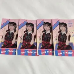 AKB48 20th 全国ツアー スクラッチステッカー 山﨑空 4枚
