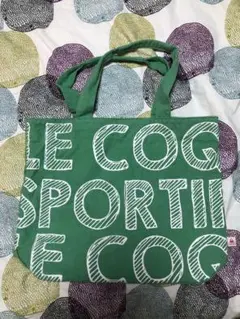la coq sportif ロゴ入りトートバッグ 緑
