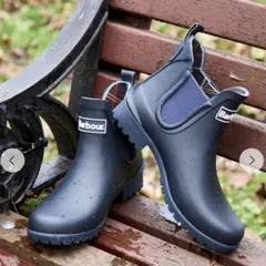 Barbour Bede ブラック 長靴 UK5【宮本里美】 Barbour Bede ブラック 長靴 UK5【宮本里美】