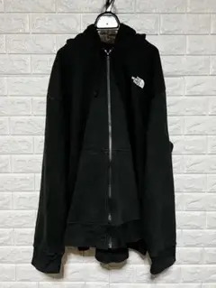 m238◆THE NORTH FACE◆ロゴジップパーカー◆黒◆XXL