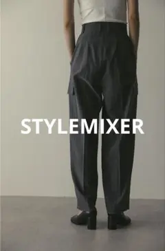 〈 STYLEMIXER 〉Pinstripe Cargo Pants