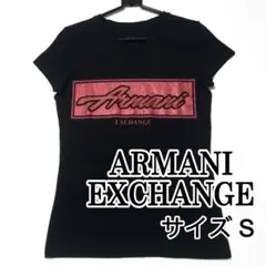 アルマーニエクスチェンジ　Y2K　ラメプリントスリムＴシャツ　サイズＳ