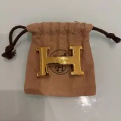 エルメス　H型ゴールドバックル