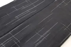 【単衣】紬 縦縞と横縞