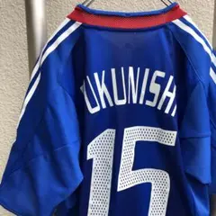 未使用タグ付 福西崇史 アディダス 日本代表ユニフォームシャツ メンズS 未使用タグ付 福西崇史 アディダス 日本代表ユニフォームシャツ