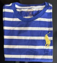 【新品】ラルフローレン ストライプ 半袖Tシャツ 6（130cm）100%綿