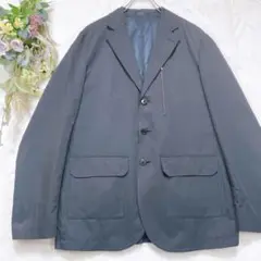 a1085【クリスチャンオラーニ】ブラック/テーラードジャケット/L/メンズ