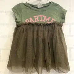 breeze ブリーズ チュールドッキングTシャツ チュニック