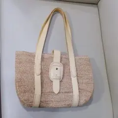 ゲンテンgenten ラフィアカゴバッグ