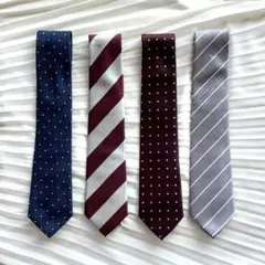 ネクタイ 4本セット SIMPLE PHRASE CRAVAT