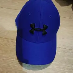 UNDER ARMOUR 青 キャップ YOUTH SM/MD