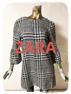 ☘️T18825☘️ZARA デザイン ワンピース M