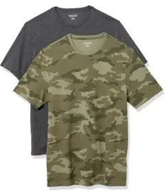 Amazonシリーズ　Tシャツ2枚セット　グレー無地　迷彩柄