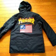 THRASHER/NESTA フレイムロゴ ナイロンジャケット.small美品