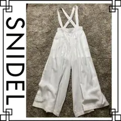 【美品ですが訳あり】SNIDEL サロペット 紐取り外し可能