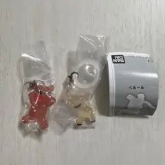 ガチャ　ノンタン めじるしアクセサリー くまさん　ぶたさん