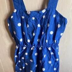 レトロなノースリーブワンピ