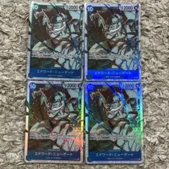 エドワード・ニューゲート　SR4枚 ワンピースカードゲーム　受け継がれる意志